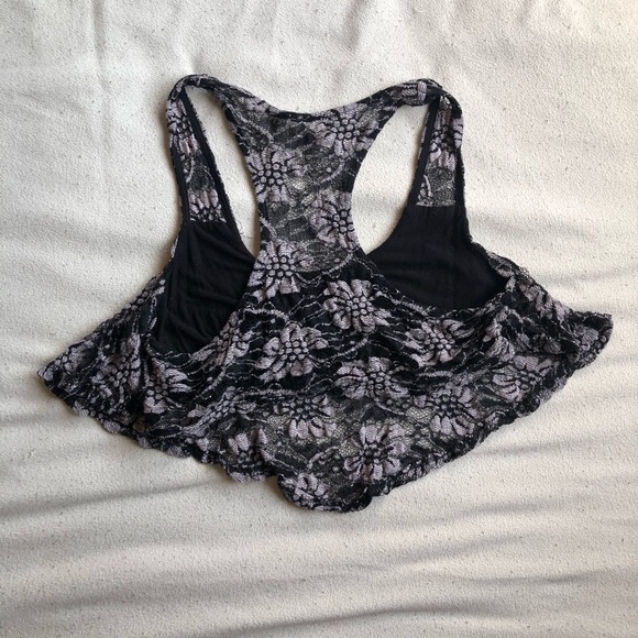 Flowy Vintage Crop Top - Picture 3 of 6